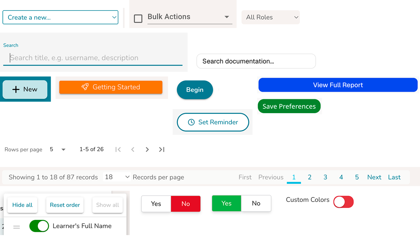 UI component drift showing inconsistent components